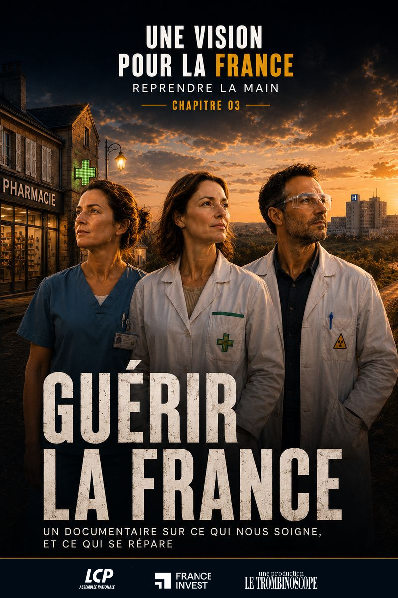 Affiche provisoire · Guérir la France (film en écriture)