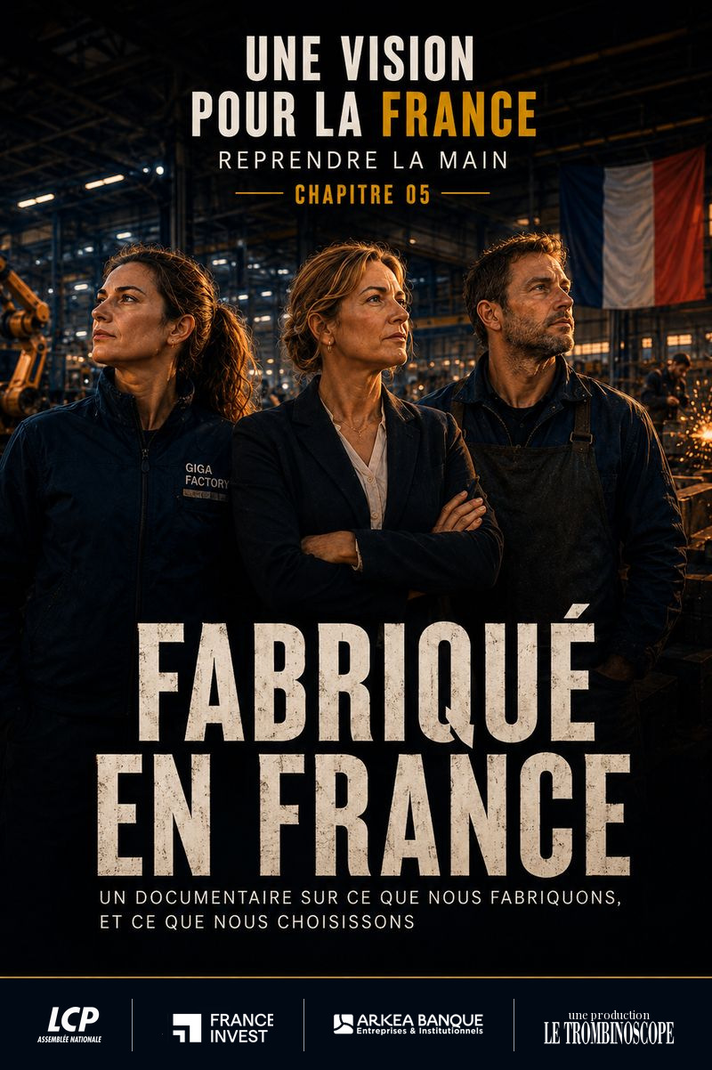 Affiche provisoire · Fabriqué en France (film en écriture)