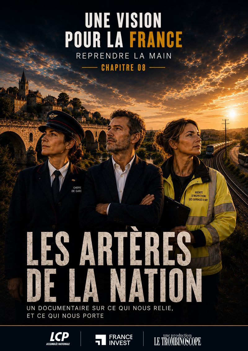 Affiche provisoire · Les Artères de la Nation (film en écriture)
